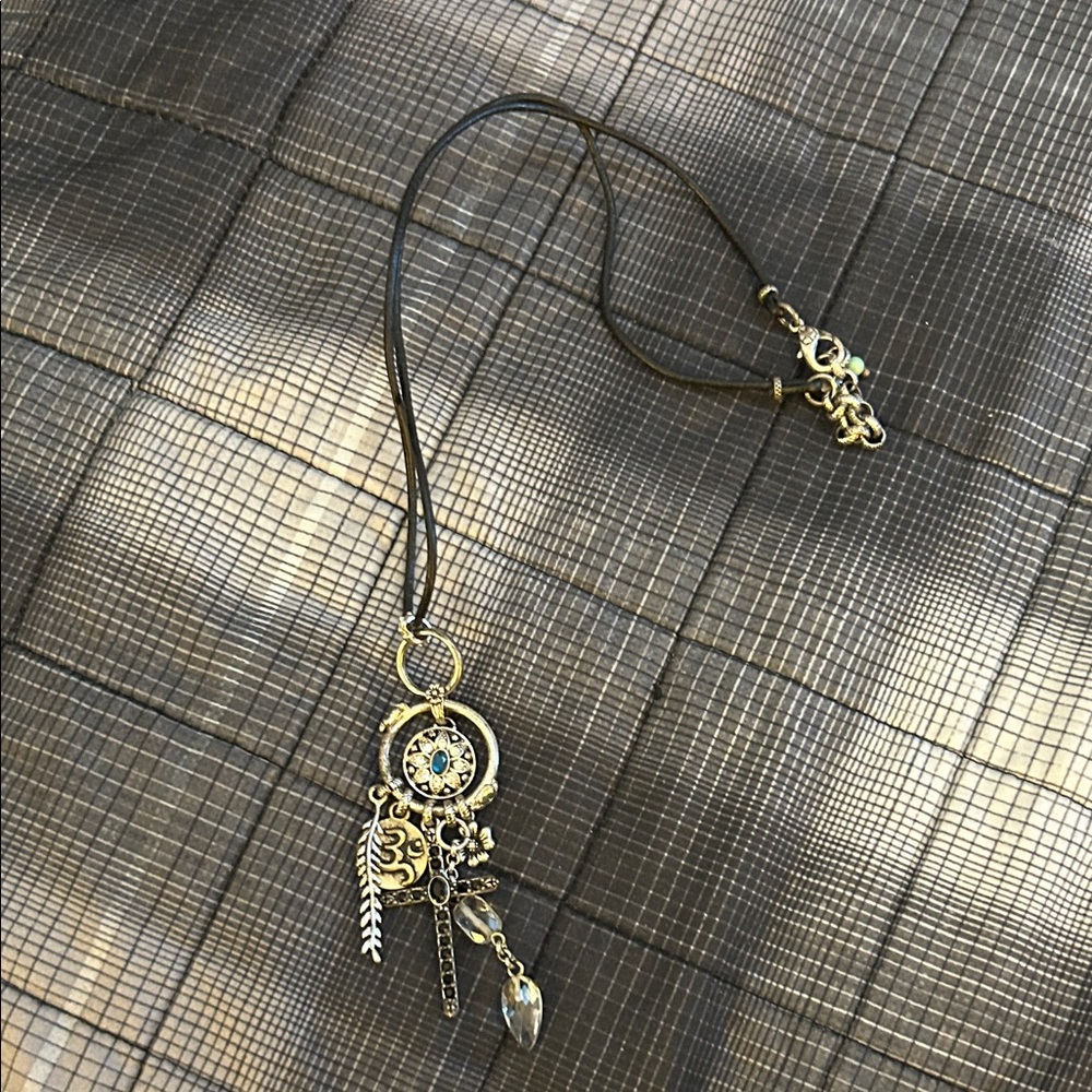 Lucky Brand Charm Necklace 2010s